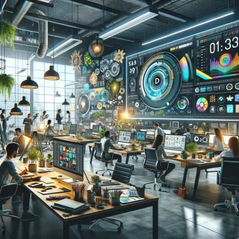 Une agence de communication qui aide des entreprises dans la création de contenu 